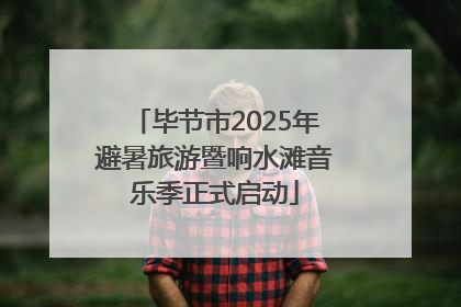 毕节市2025年避暑旅游暨响水滩音乐季正式启动